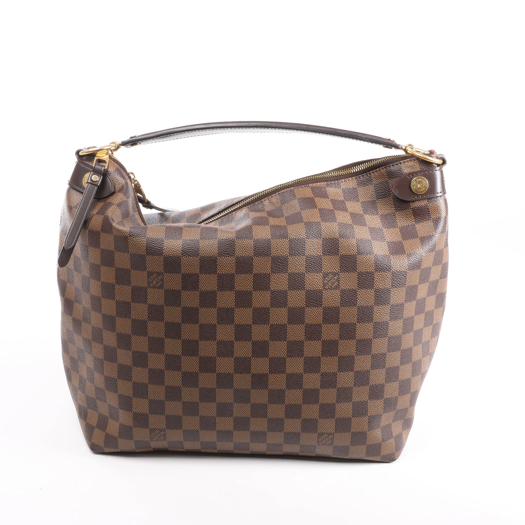 Louis Vuitton Duomo Hobo Damier Ebene Shoulder Bag in Brown