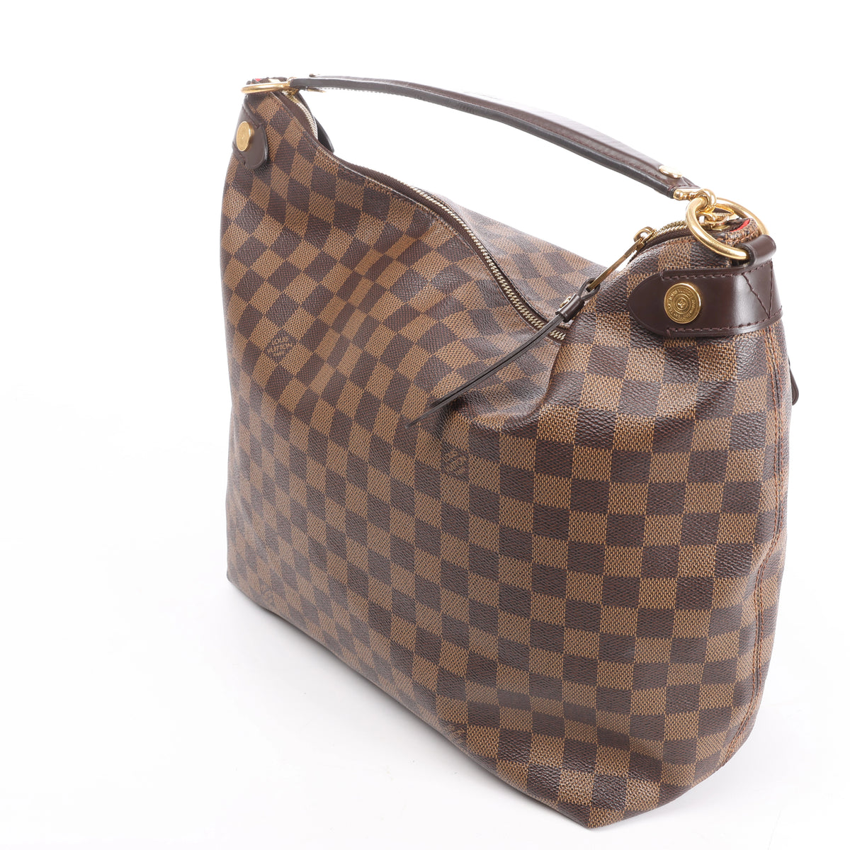 Louis Vuitton Duomo Hobo Damier Ebene Shoulder Bag in Brown