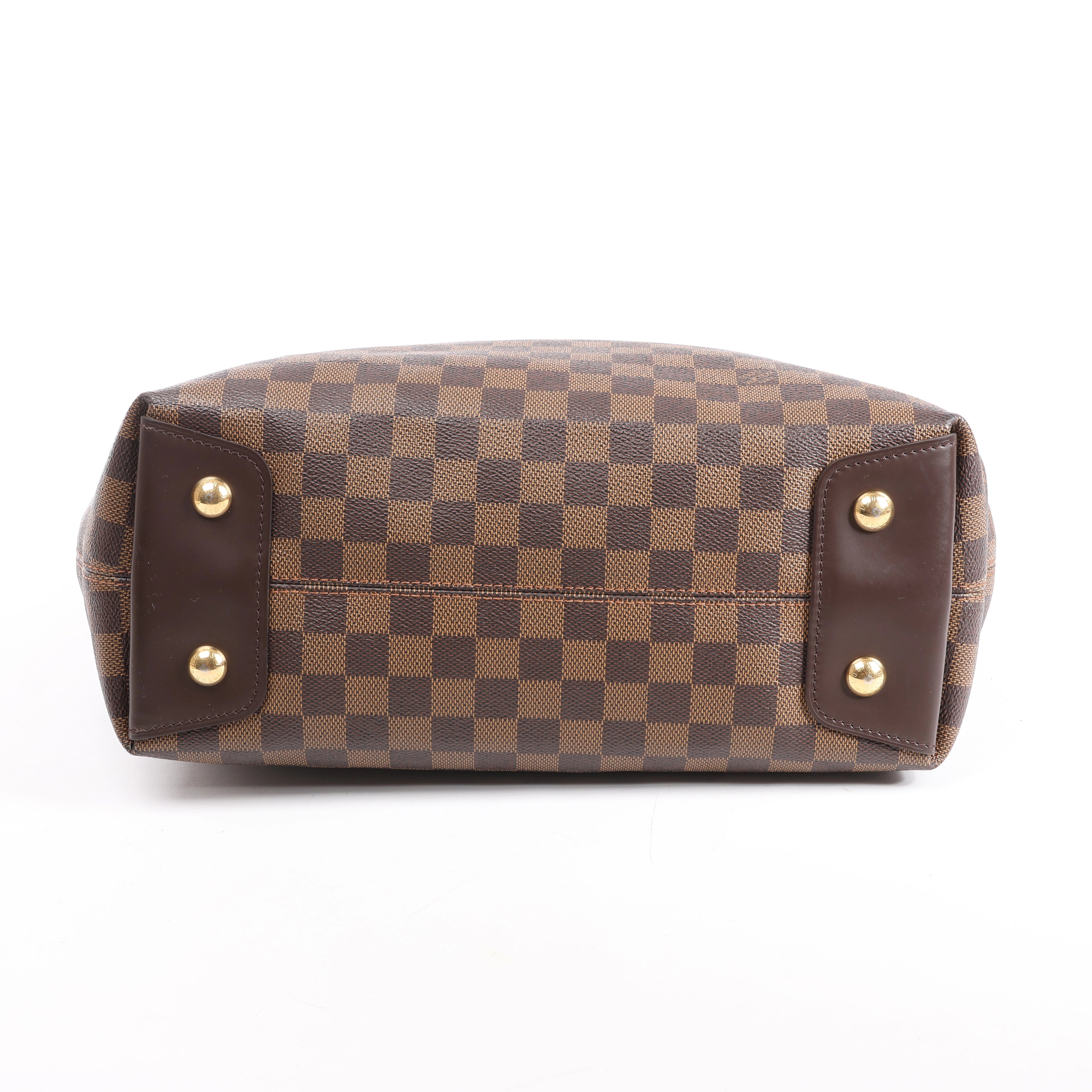 Louis Vuitton Duomo Hobo Damier Ebene Shoulder Bag in Brown