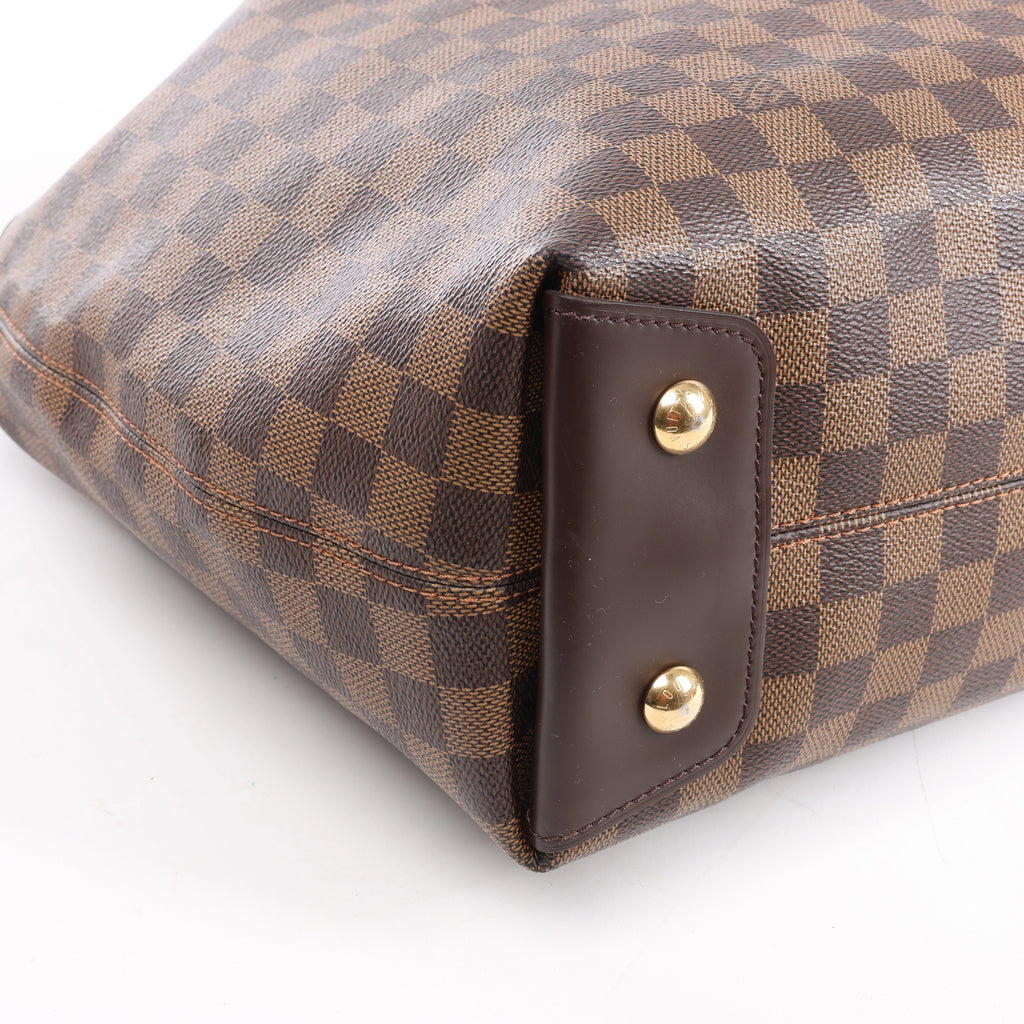 Louis Vuitton Duomo Hobo Damier Ebene Shoulder Bag in Brown
