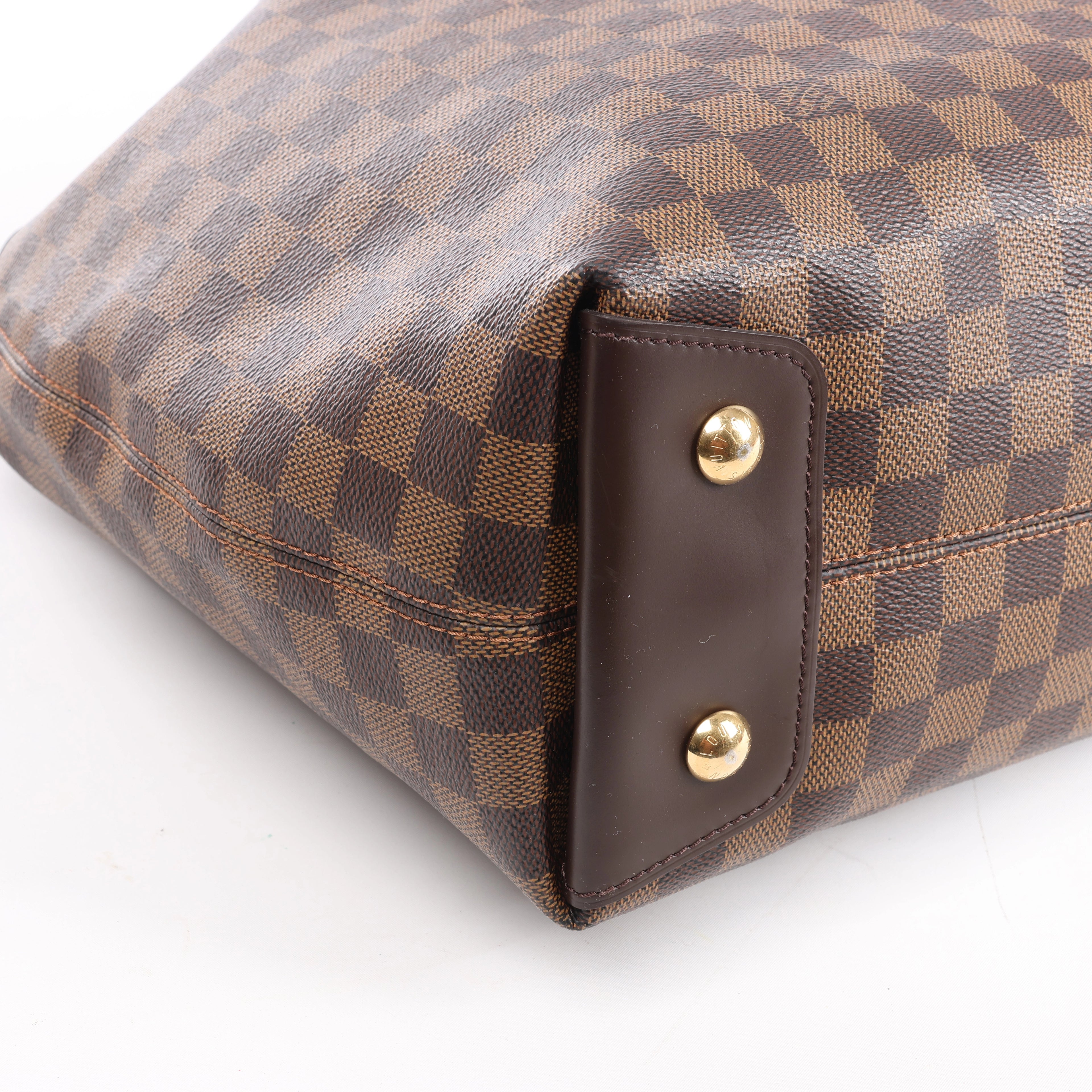 Louis Vuitton Duomo Hobo Damier Ebene Shoulder Bag in Brown