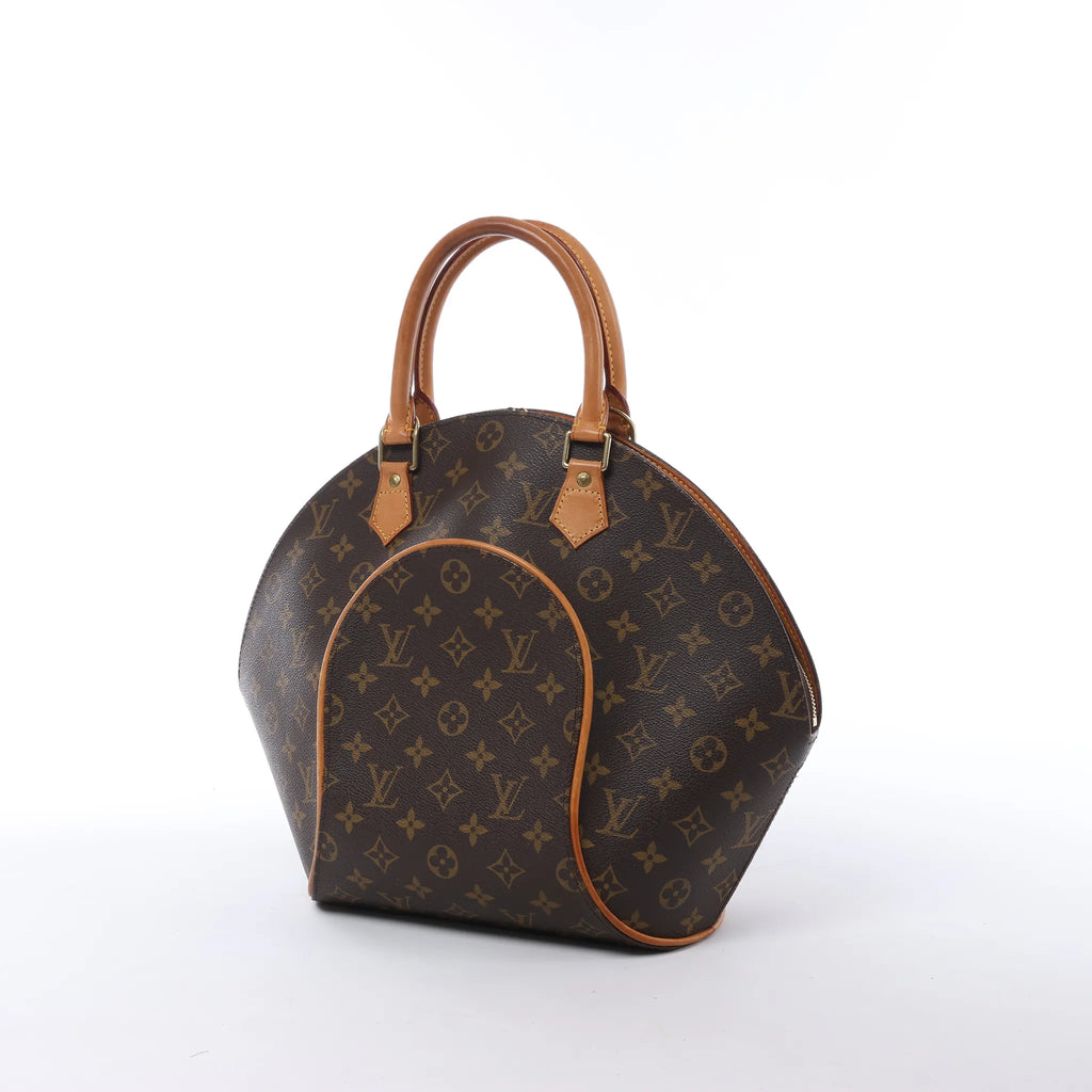 Louis Vuitton Ellipse MM Monogram Canvas Handbag in Brown M51126