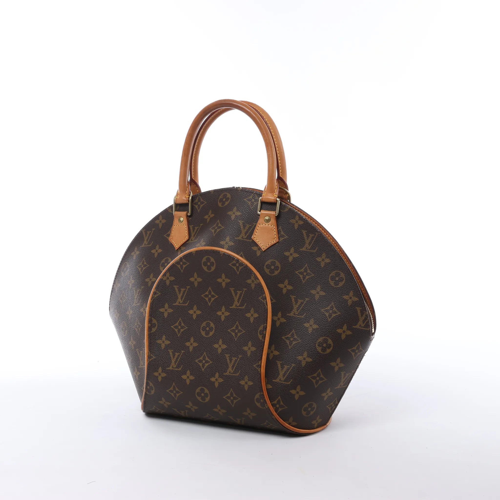 Louis Vuitton Ellipse MM Monogram Canvas Handbag in Brown M51126