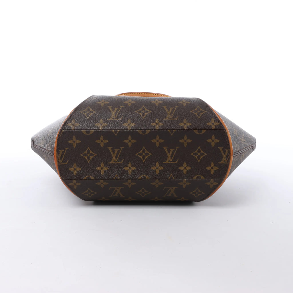 Louis Vuitton Ellipse MM Monogram Canvas Handbag in Brown M51126