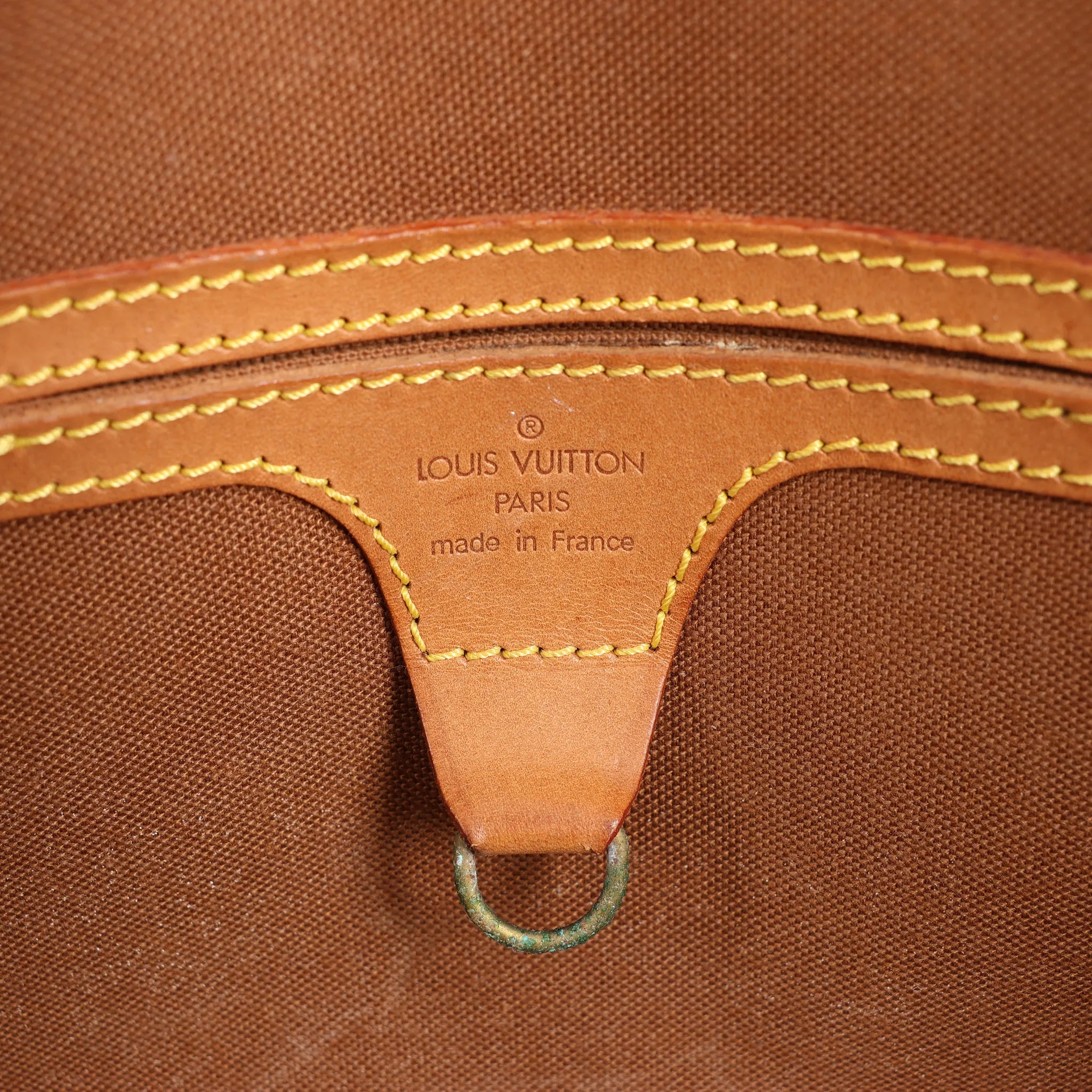 Louis Vuitton Ellipse MM Monogram Canvas Handbag in Brown M51126