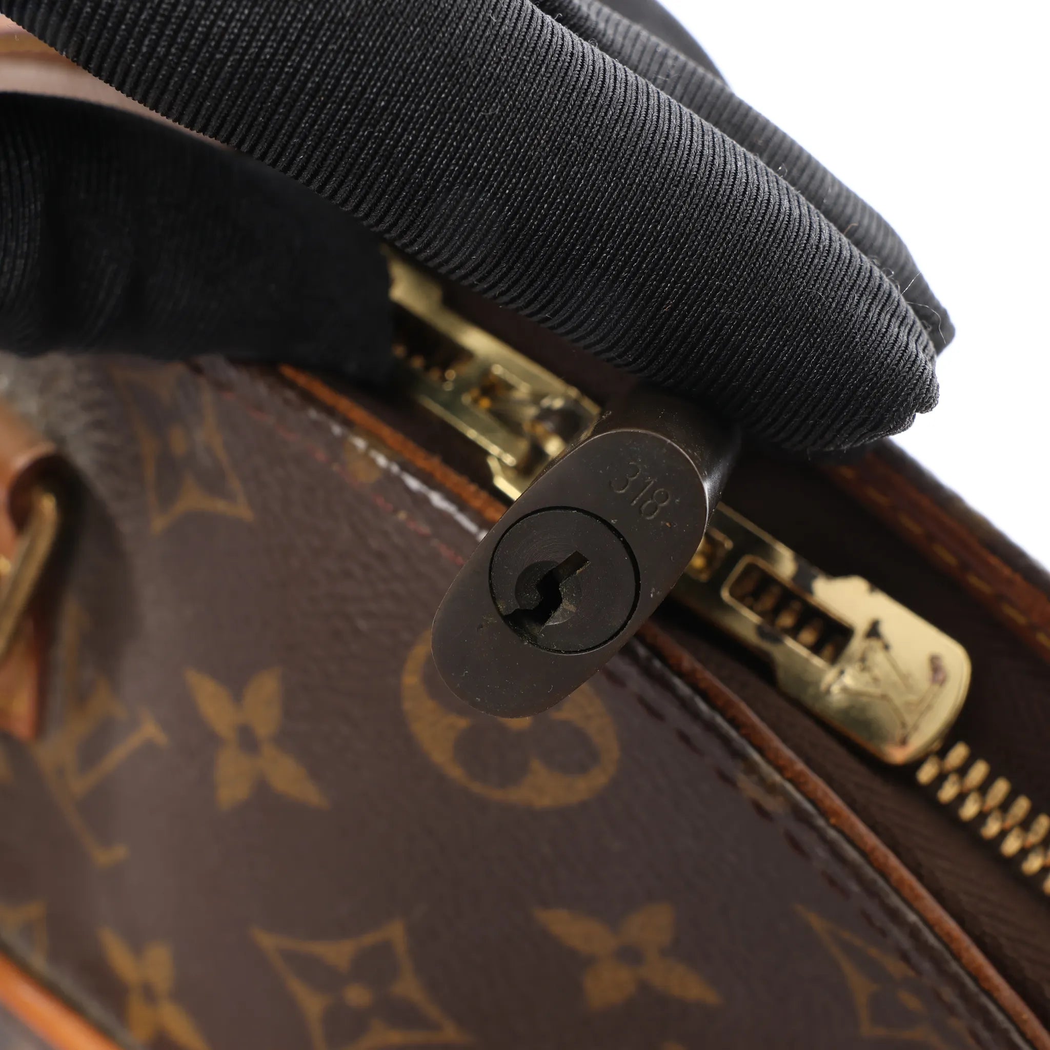 Louis Vuitton Ellipse MM Monogram Canvas Handbag in Brown M51126