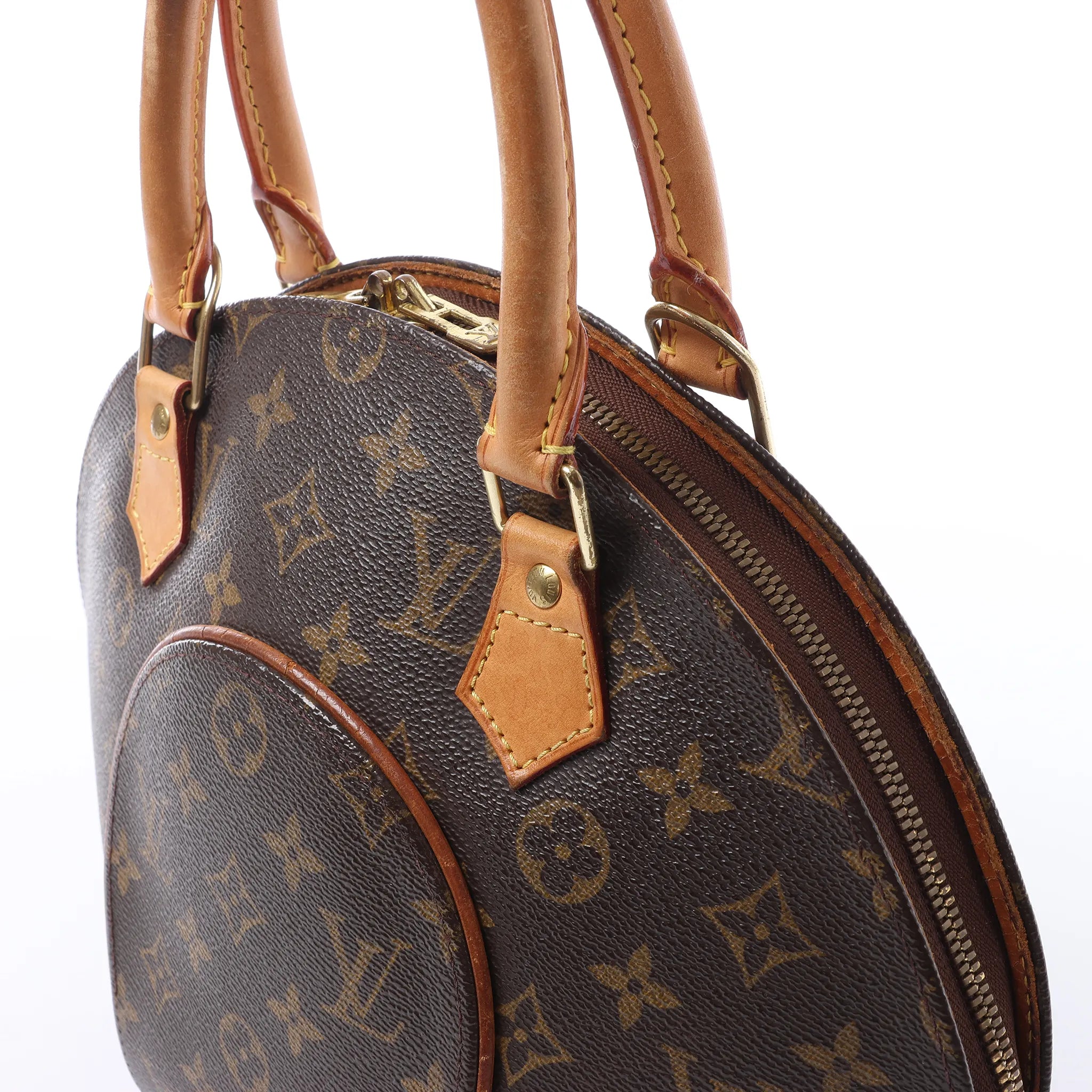 Louis Vuitton Ellipse PM Monogram Canvas Handbag in Brown M51127