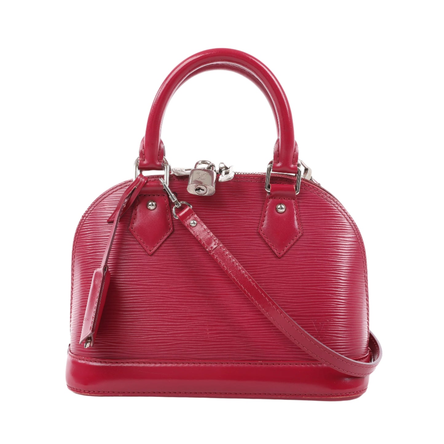 Louis Vuitton Epi Leather Alma BB Handbag in Raspberry M40851