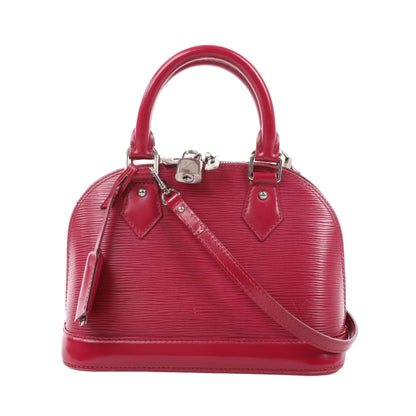 Louis Vuitton Epi Leather Alma BB Handbag in Raspberry M40851