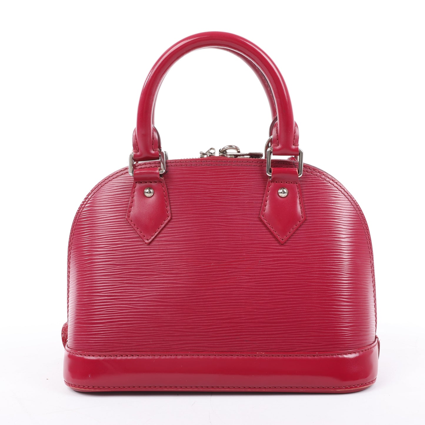 Louis Vuitton Epi Leather Alma BB Handbag in Raspberry M40851