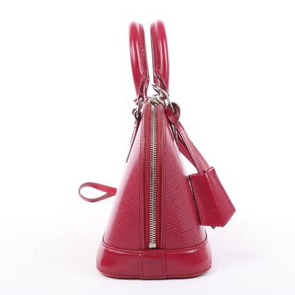 Sac à main Louis Vuitton Alma BB en cuir épi framboise M40851