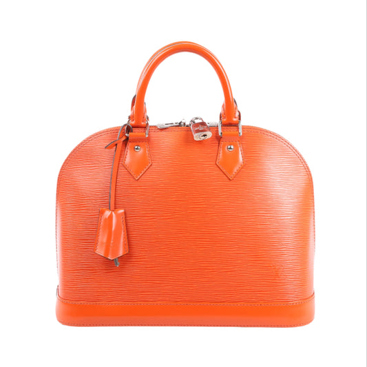 Louis Vuitton Alma PM Handtasche aus Epi-Leder in Orange M40623