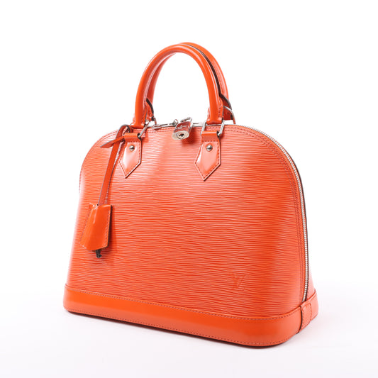 Louis Vuitton Alma PM Handtasche aus Epi-Leder in Orange M40623