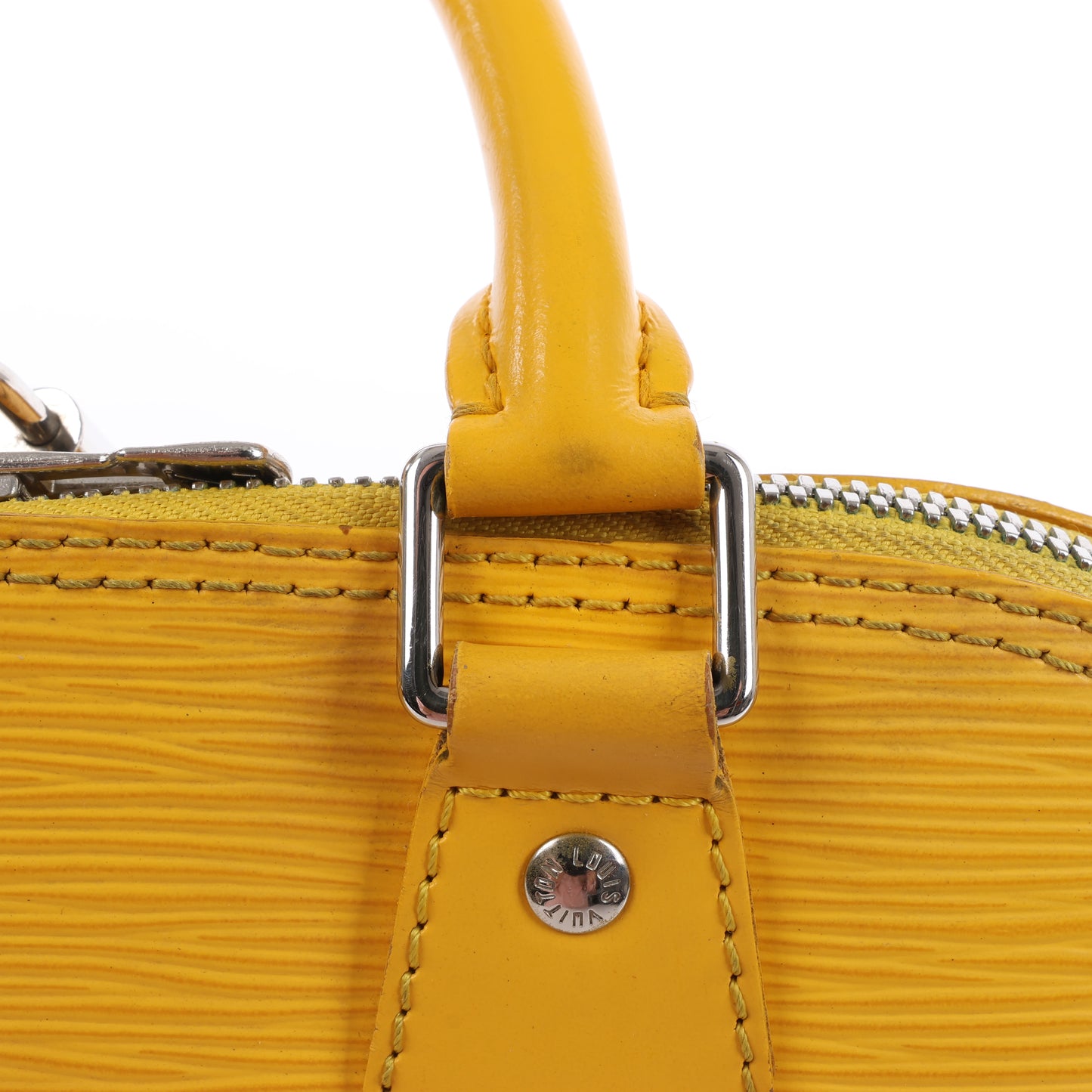 Louis Vuitton Epi Leather Alma PM Handbag in Yellow M40951
