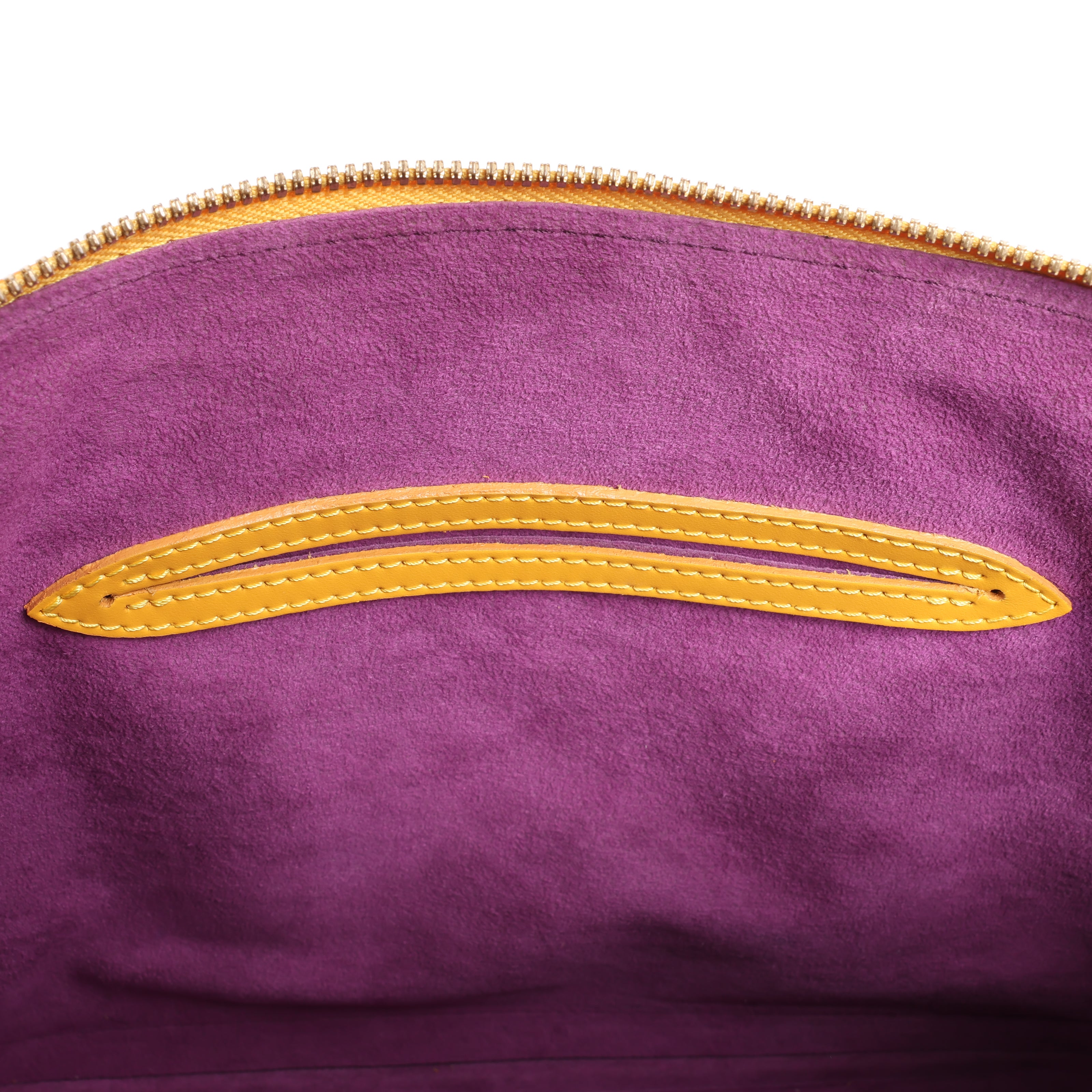 Louis Vuitton Epi Leather Alma PM Handbag in Yellow M52149