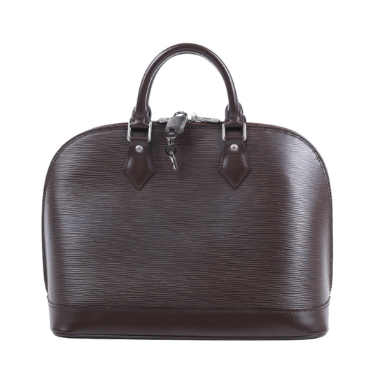Louis Vuitton Epi Leather Alma PM Handbag in Brown M5214D