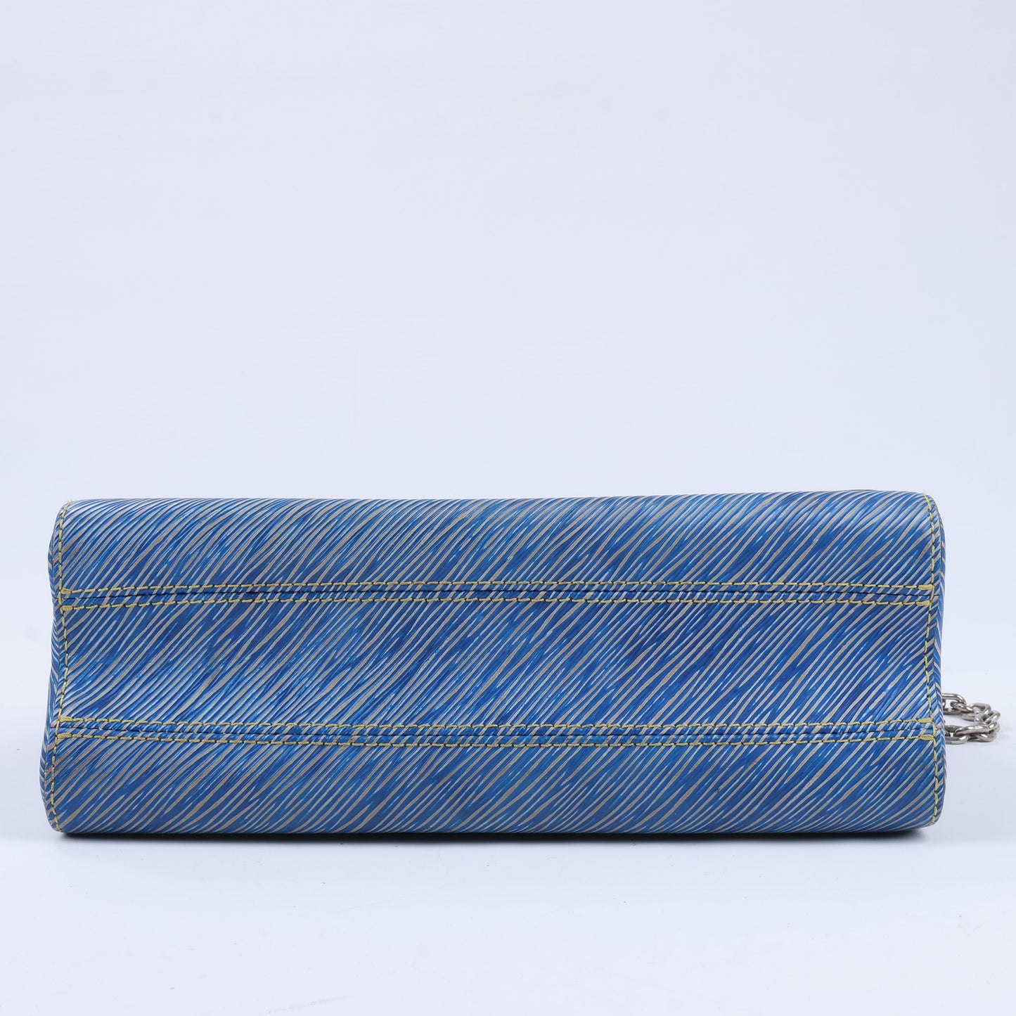 Louis Vuitton Epi Leather Twist Shoulder Bag GM in Denim Blue