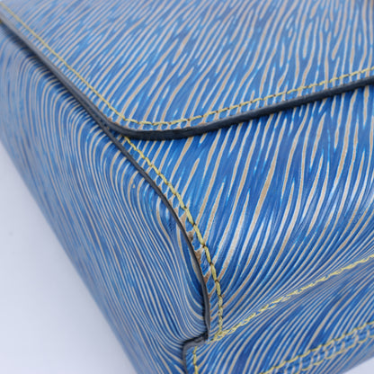 Louis Vuitton Epi Leather Twist Shoulder Bag GM in Denim Blue