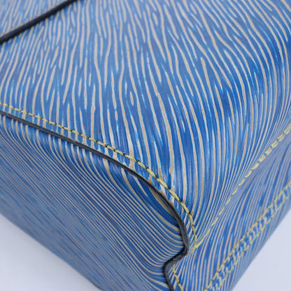 Louis Vuitton Epi Leather Twist Shoulder Bag GM in Denim Blue