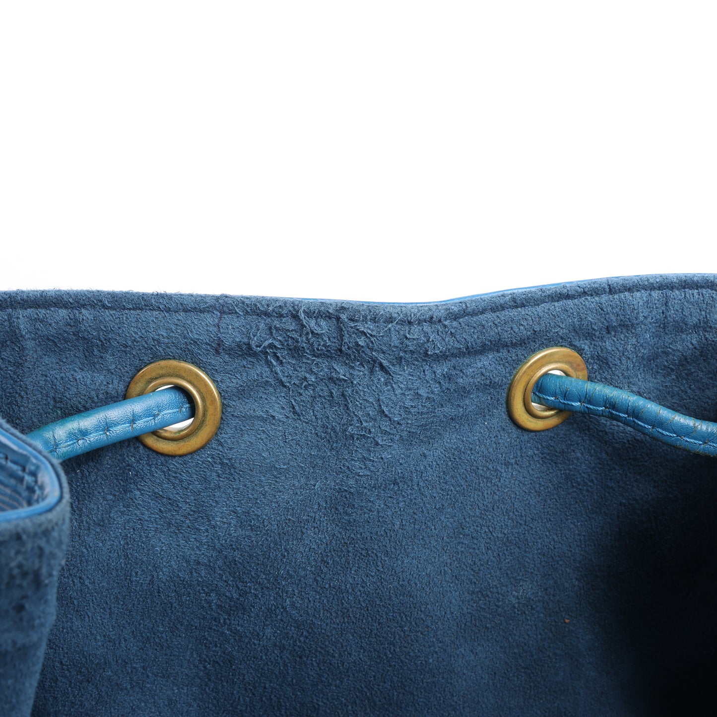 Sac bandoulière Louis Vuitton Noé en cuir épi bleu M44005