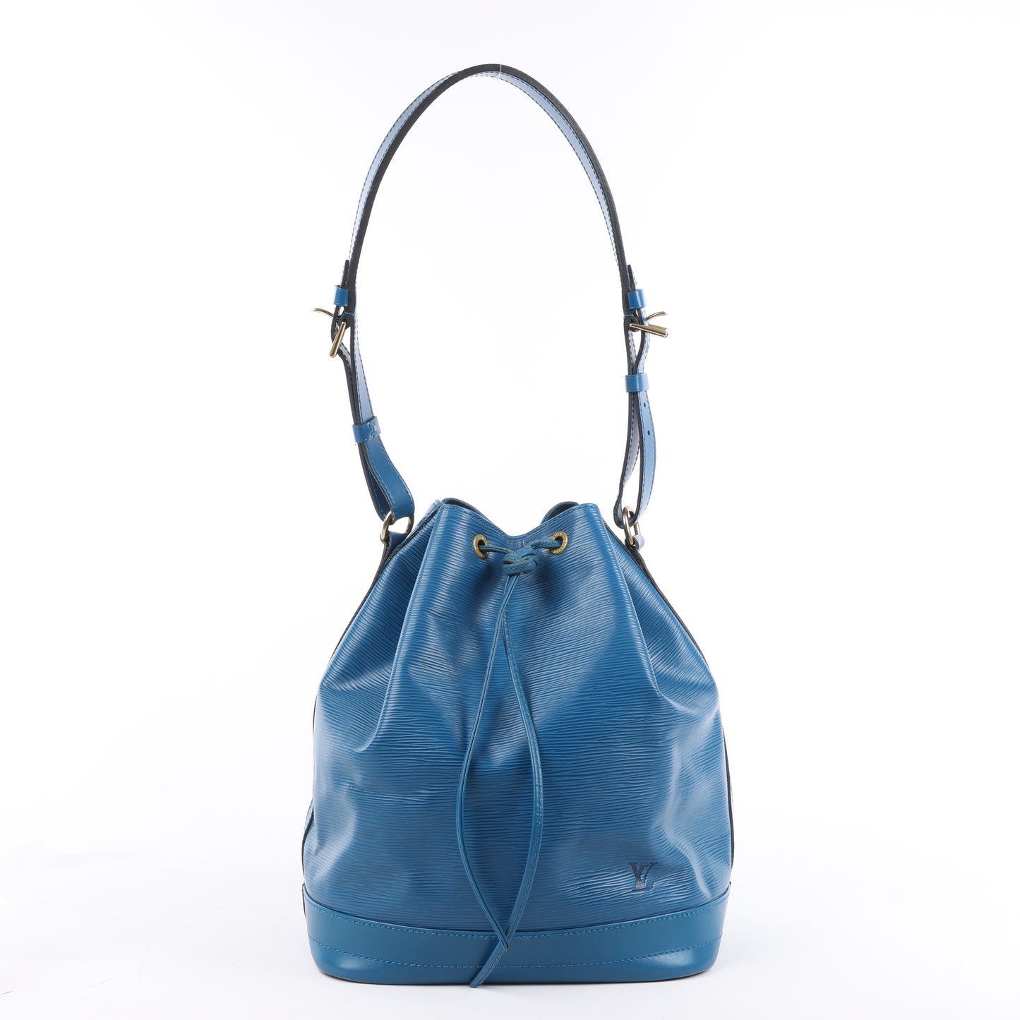 Sac bandoulière Louis Vuitton Noé en cuir épi bleu M44005