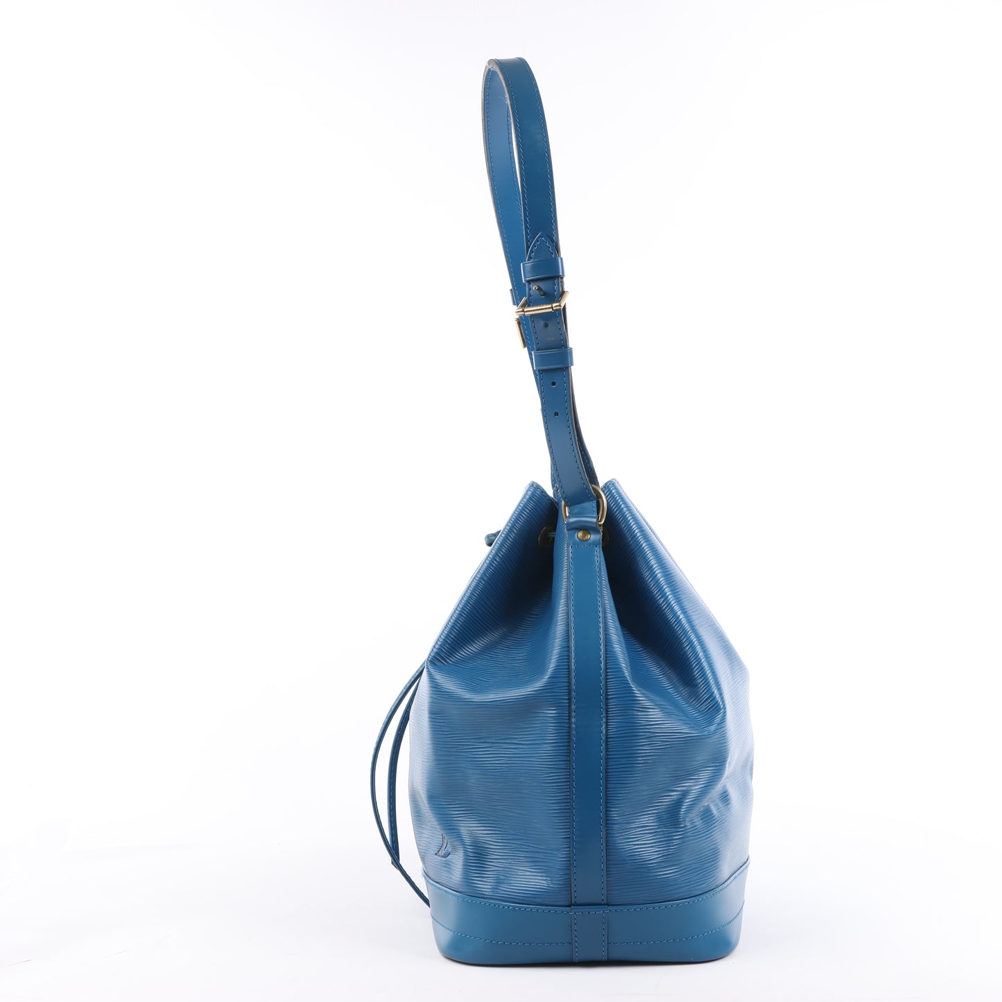 Sac bandoulière Louis Vuitton Noé en cuir épi bleu M44005