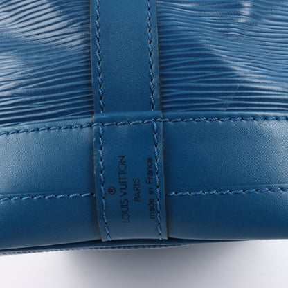 Sac bandoulière Louis Vuitton Noé en cuir épi bleu M44005