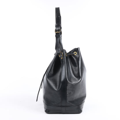 Louis Vuitton Epi Leather Noe Shoulder Bag in Black M59002