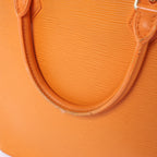 Louis Vuitton Sac Plat PM Epi Leather Handbag in Orange M5274H