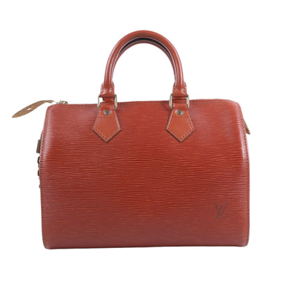 Louis Vuitton Epi Leather Speedy 25 Handbag in Brown M43013