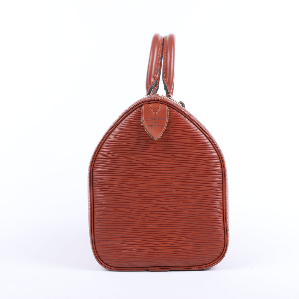 Louis Vuitton Epi Leather Speedy 25 Handbag in Brown M43013