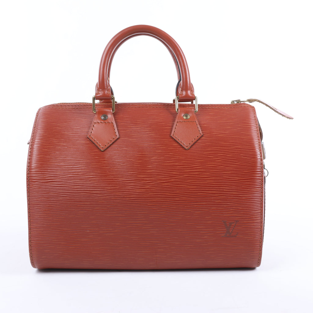 Louis Vuitton Epi Leather Speedy 25 Handbag in Brown M43013