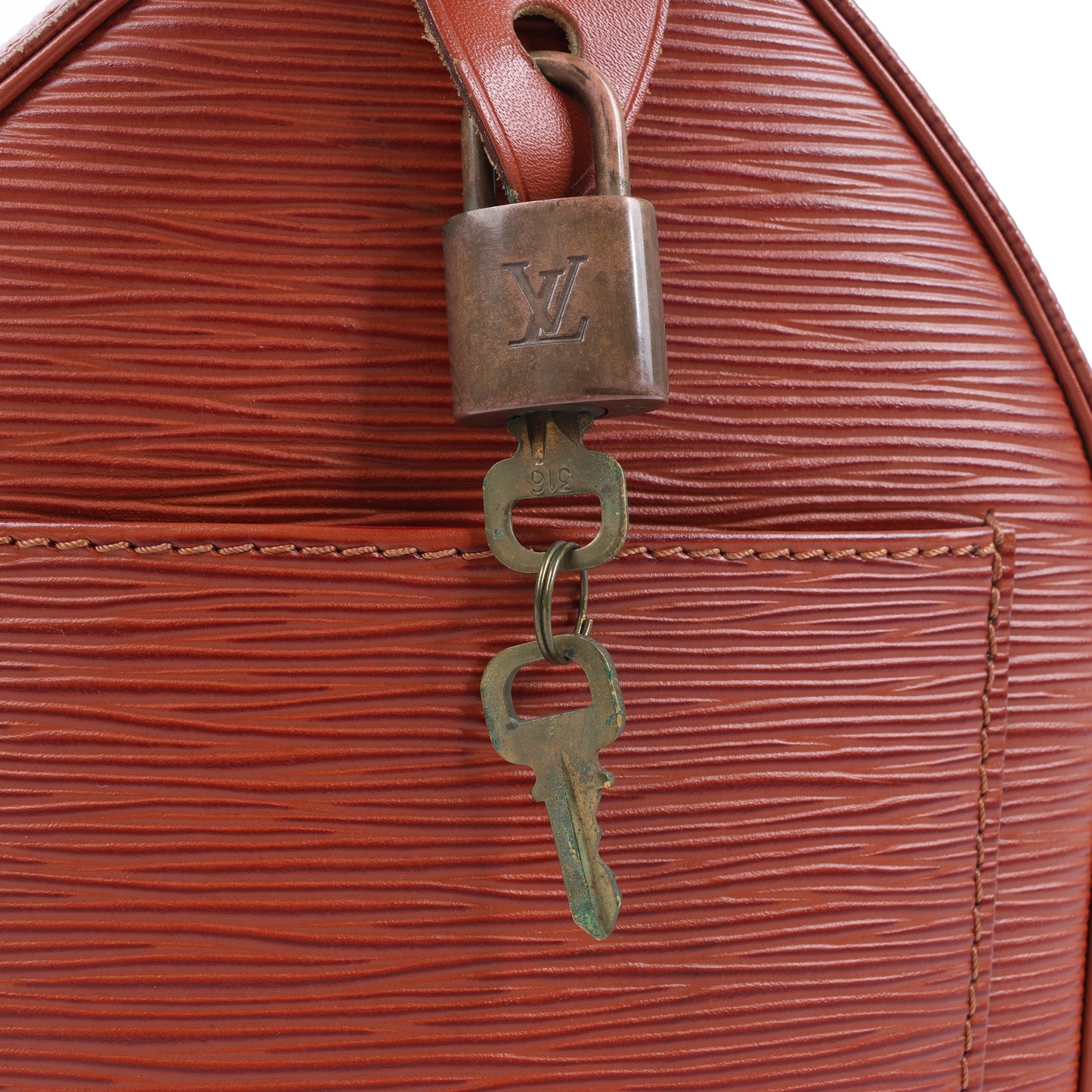 Louis Vuitton Epi Leather Speedy 25 Handbag in Brown M43013