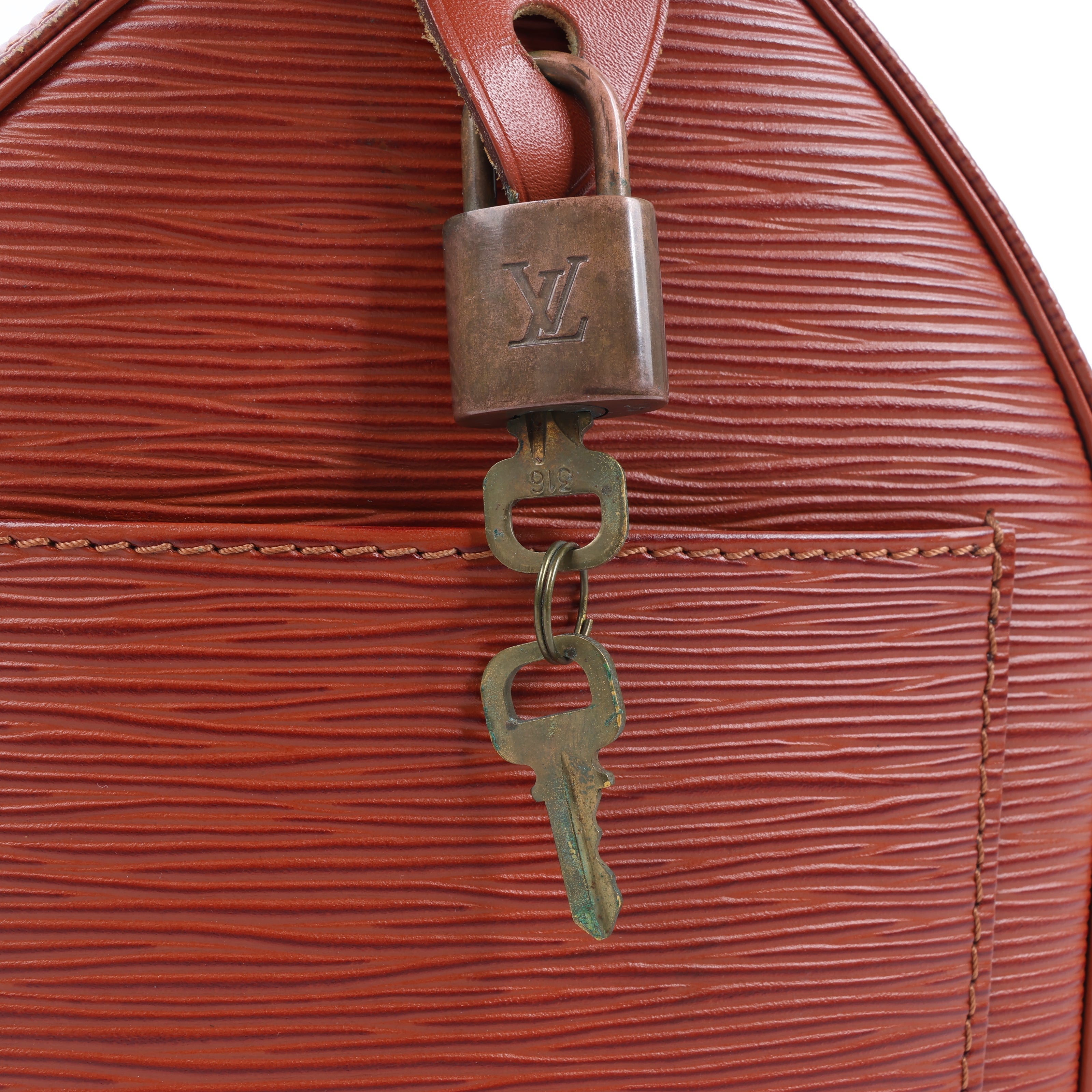 Louis Vuitton Epi Leather Speedy 25 Handbag in Brown M43013