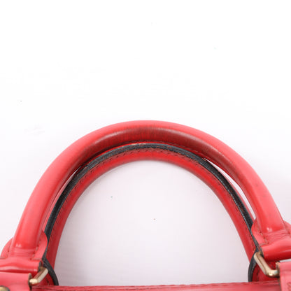 Sac à main Louis Vuitton Speedy 30 en cuir épi rouge M43007