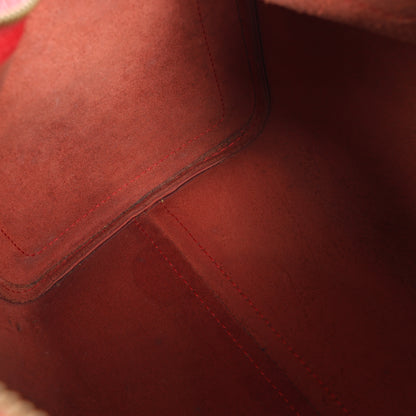 Sac à main Louis Vuitton Speedy 30 en cuir épi rouge M43007