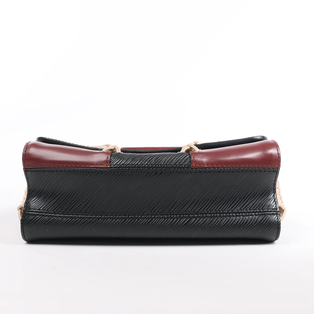Louis Vuitton Epi Leather Twist MM Shoulder Bag in Black M42449