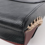 Louis Vuitton Epi Leather Twist MM Shoulder Bag in Black M42449