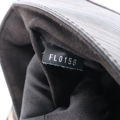 Sac bandoulière Louis Vuitton Twist MM en cuir Epi noir M42449