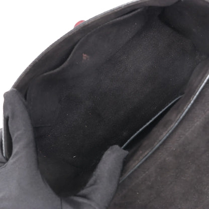 Sac bandoulière Louis Vuitton Twist MM en cuir Epi noir M42449