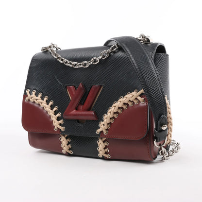 Louis Vuitton Epi Leather Twist MM Shoulder Bag in Black M42449