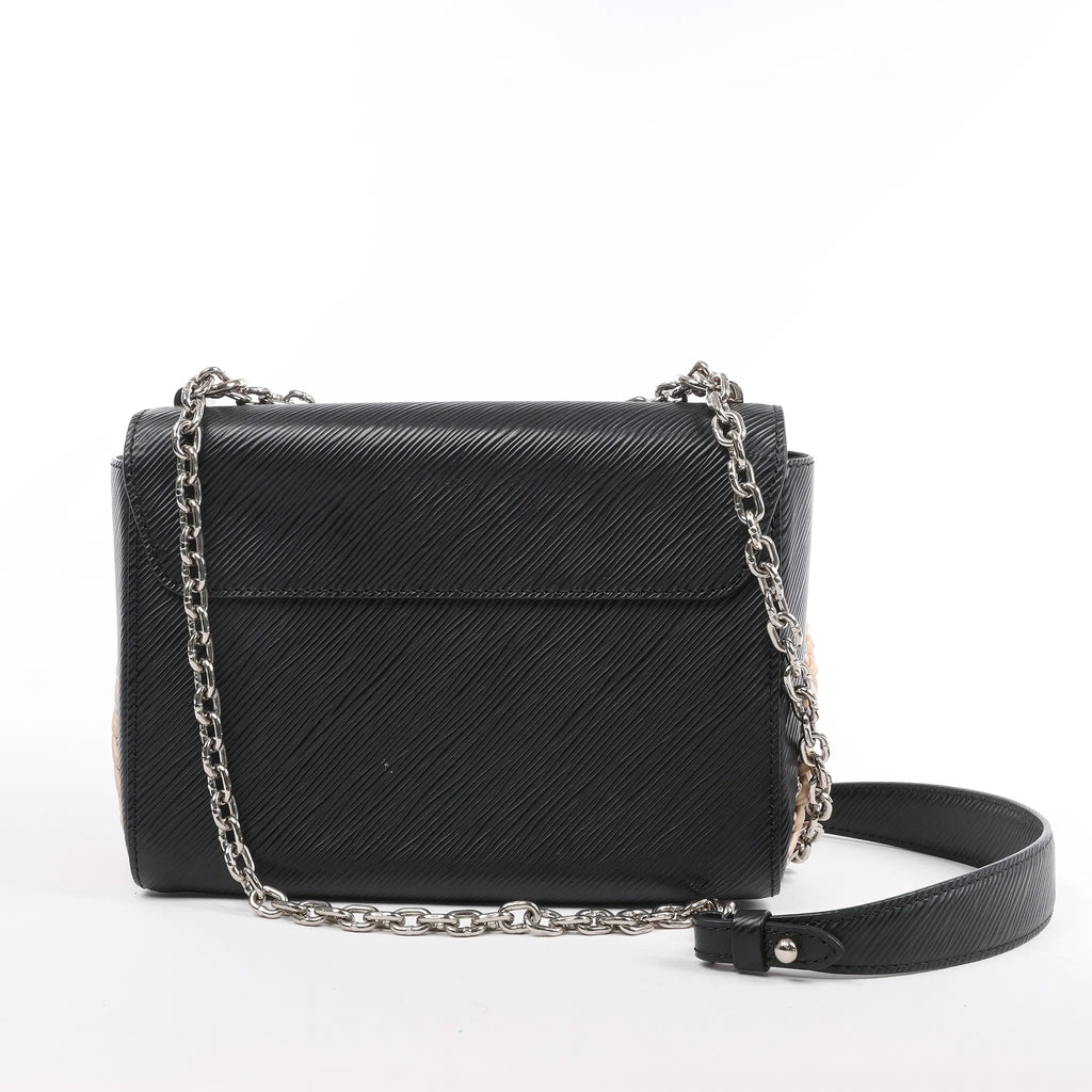 Louis Vuitton Epi Leather Twist MM Shoulder Bag in Black M42449