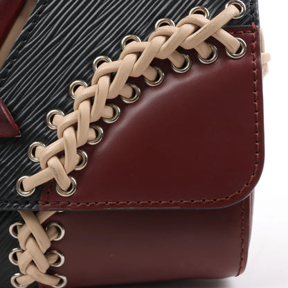 Louis Vuitton Epi Leather Twist MM Shoulder Bag in Black M42449