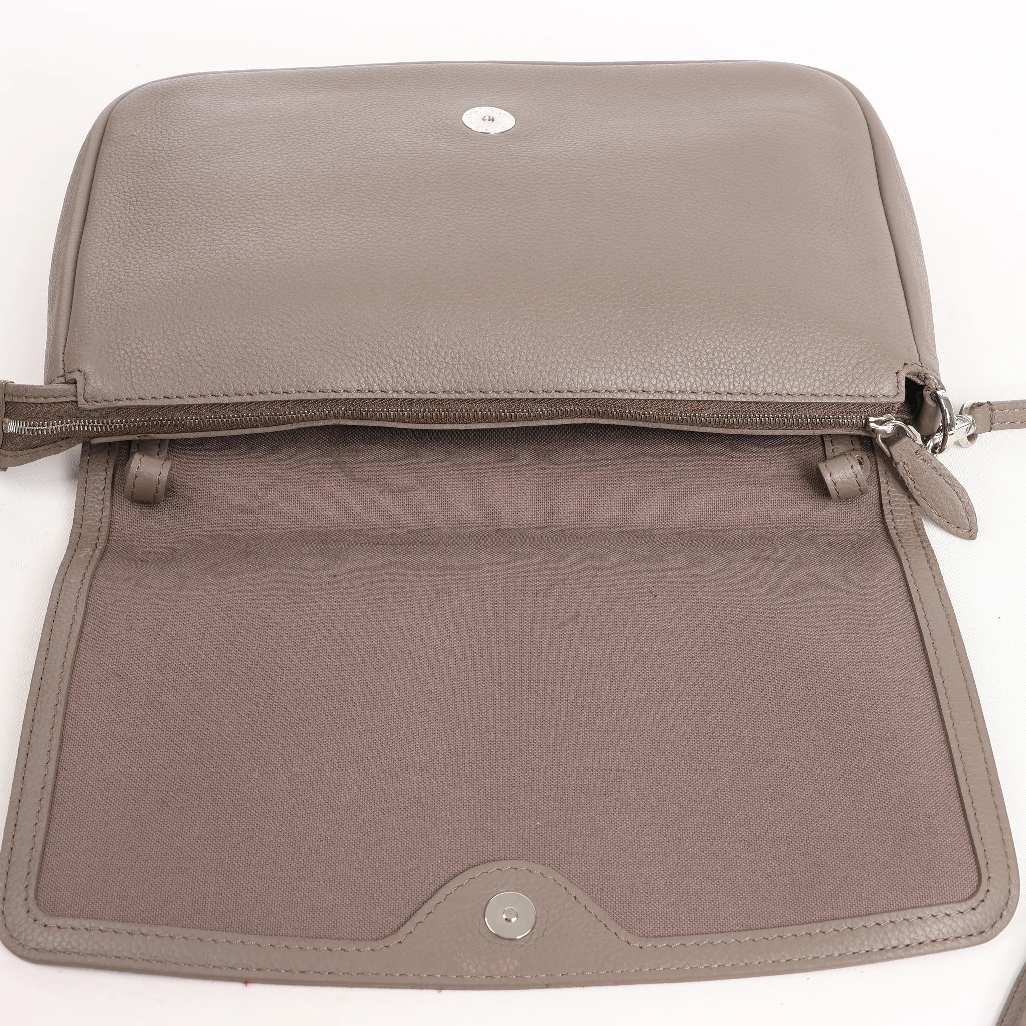 Louis Vuitton Essentiel Taurillon Clemence Crossbody Bag in Gray M94446