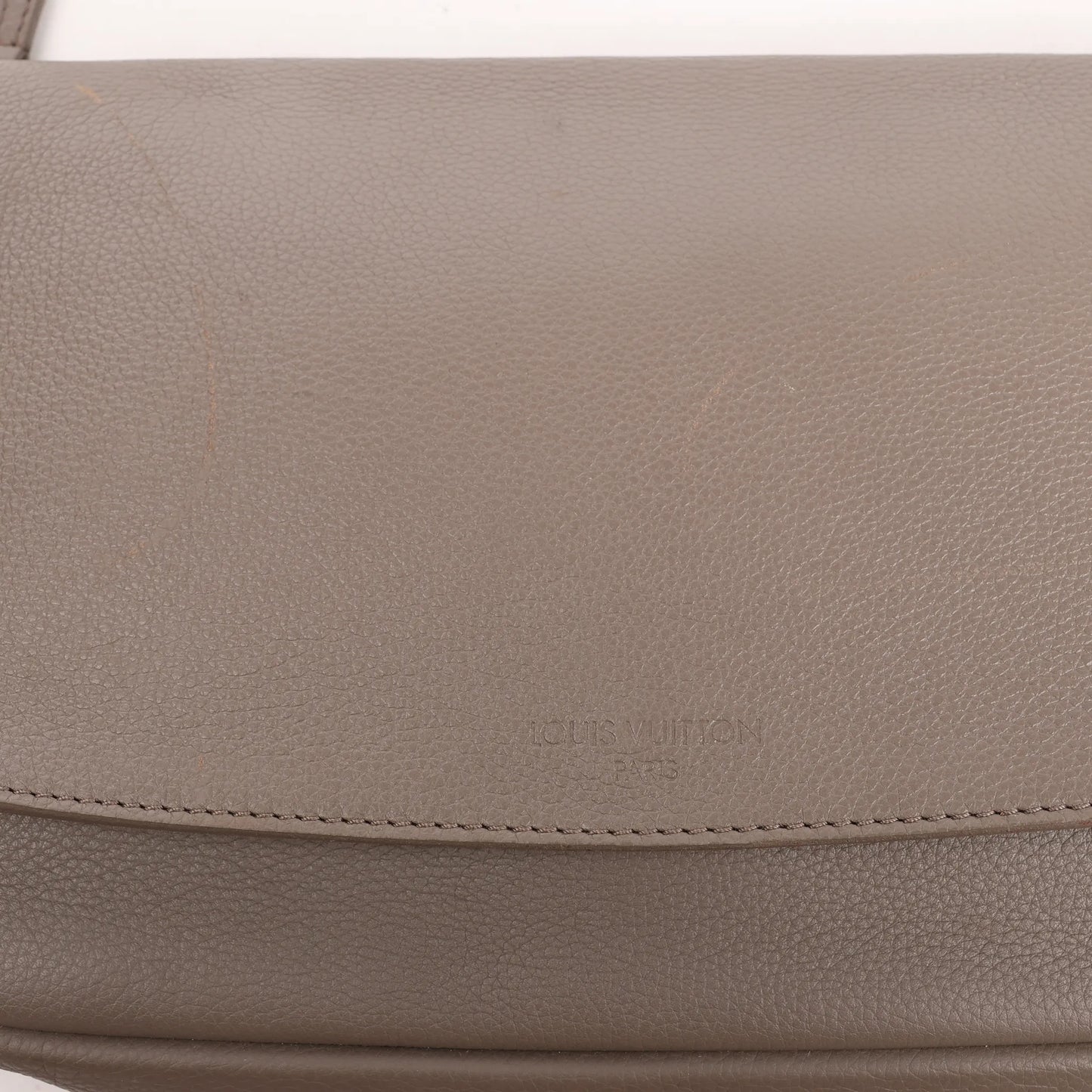 Louis Vuitton Essentiel Taurillon Clemence Crossbody Bag in Gray M94446
