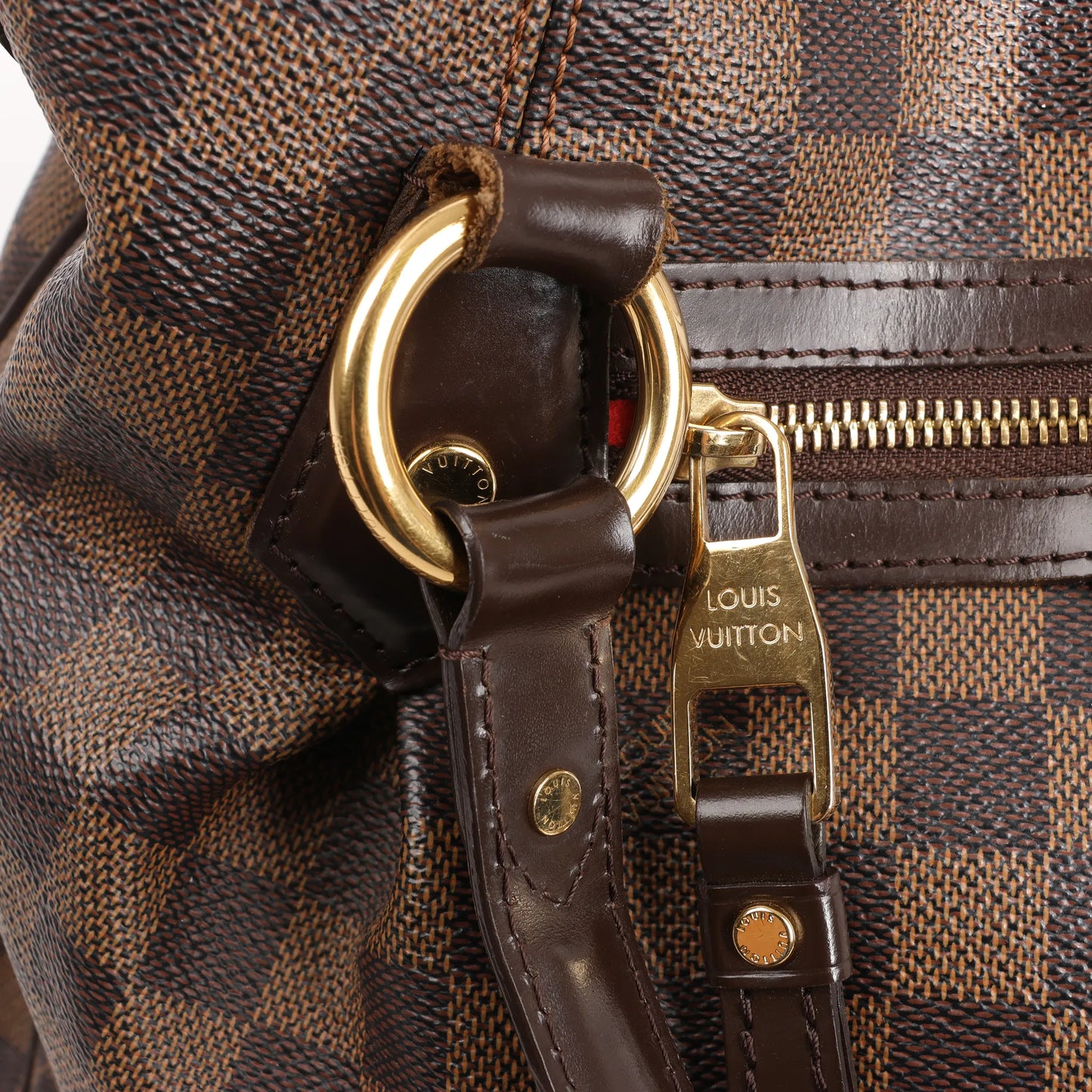 Louis Vuitton Evora MM Damier Ebene 2Way Shoulder Bag in Brown