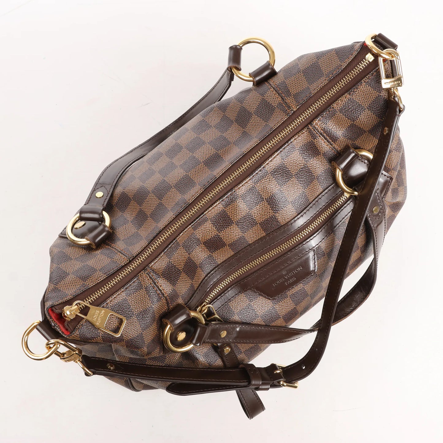 Louis Vuitton Evora MM Damier Ebene 2Way Shoulder Bag in Brown