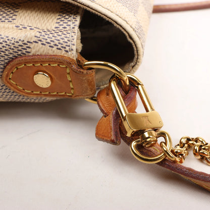 Louis Vuitton Favorite MM Damier Azur Shoulder Bag in Beige N41275