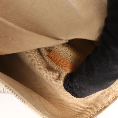 Louis Vuitton Favorite MM Damier Azur Shoulder Bag in Beige N41275