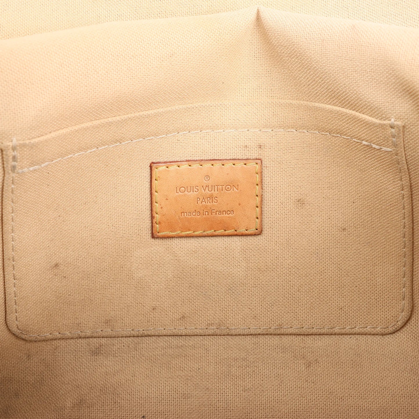 Louis Vuitton Favorite MM Damier Azur Shoulder Bag in Beige N41275